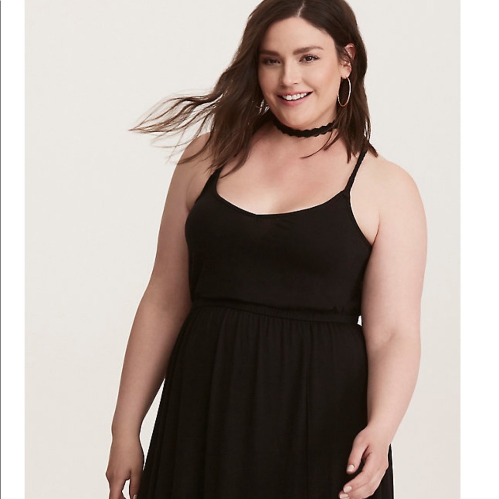 Torrid Halter Braided Maxi Dress 0x NWT